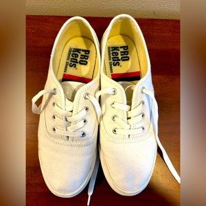 White Canvas Keds